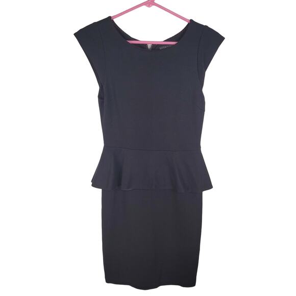 Alice and Olivia sophisticated black sleeveless peplum dress size 2 - Picture 1 of 6